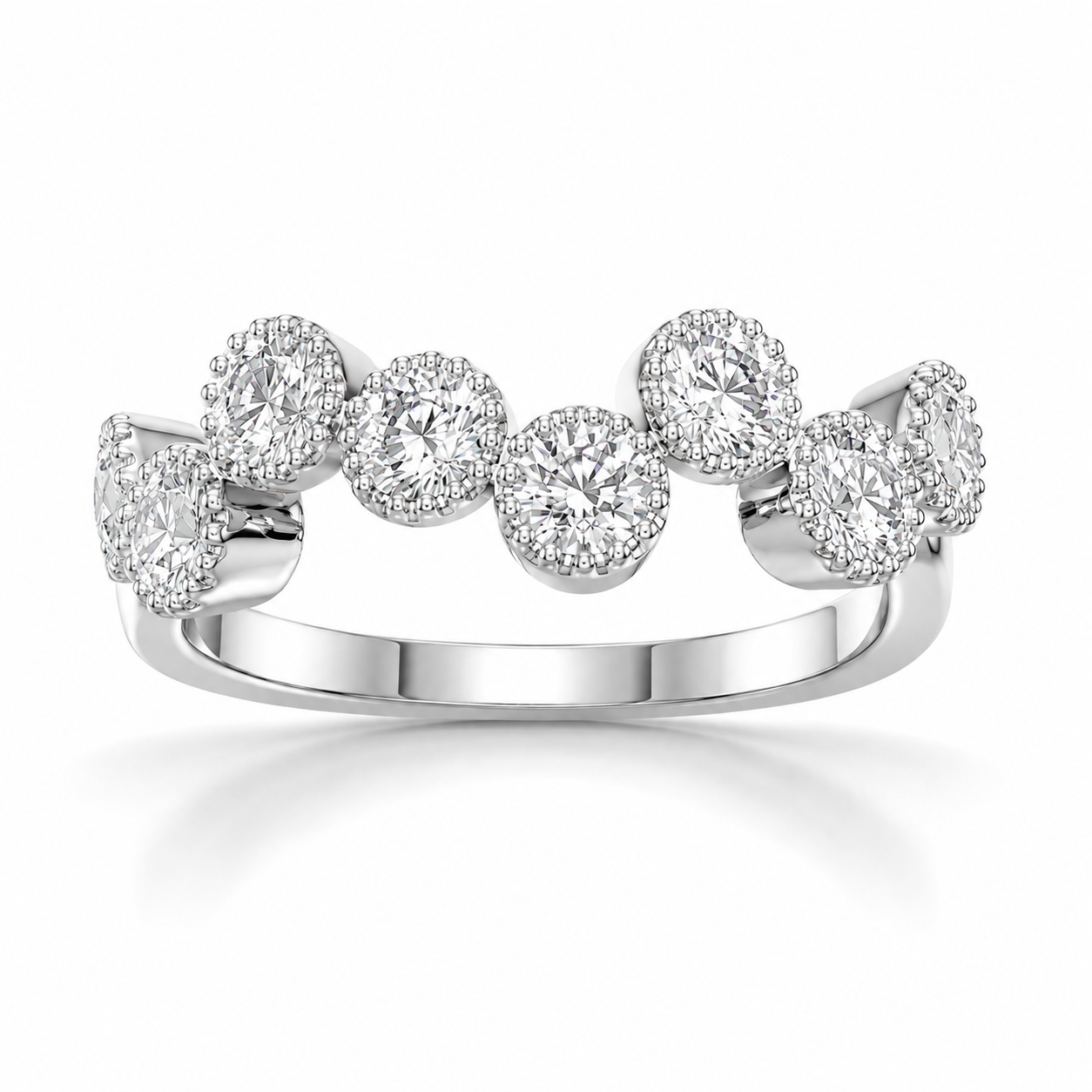 Tiri 0.90 TW diamond ring featuring a sparkling solitaire diamond set in a sleek band.