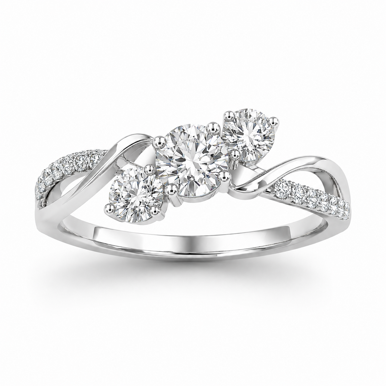 Tiri 0.62 TW diamond ring featuring a sparkling center stone and elegant band, showcasing fine jewelry craftsmanship.
