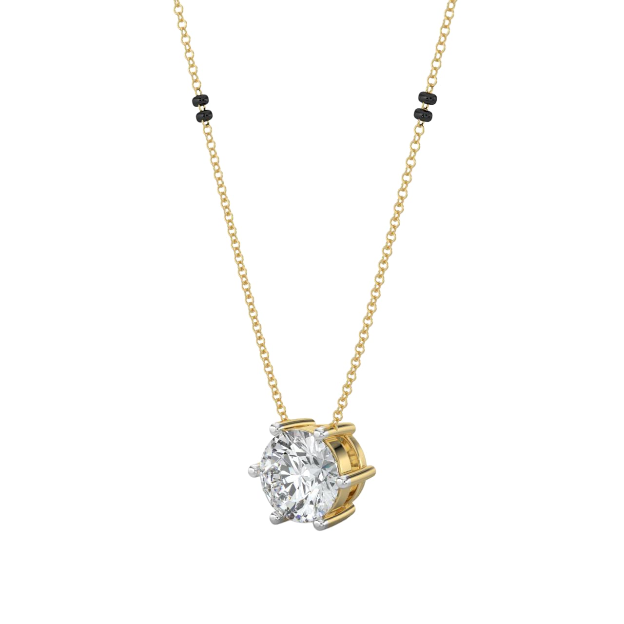 1.00 TW Diamond Mangalsutra