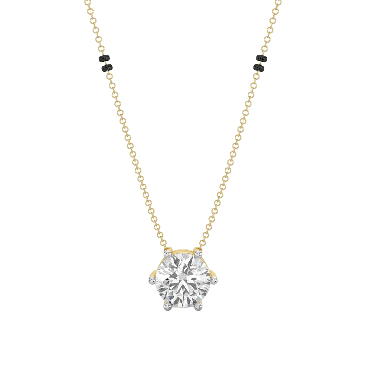 1.00 TW Diamond Mangalsutra