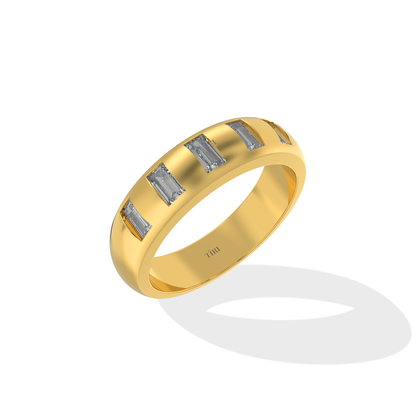 Élan Baguette Diamond Ring