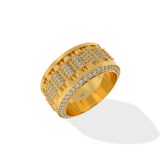 Elegant 4.80 TW diamond ring by Tiri featuring a sparkling design and a sleek band, perfect for special occasions or everyday wear.