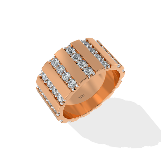 Axis Diamond Ring