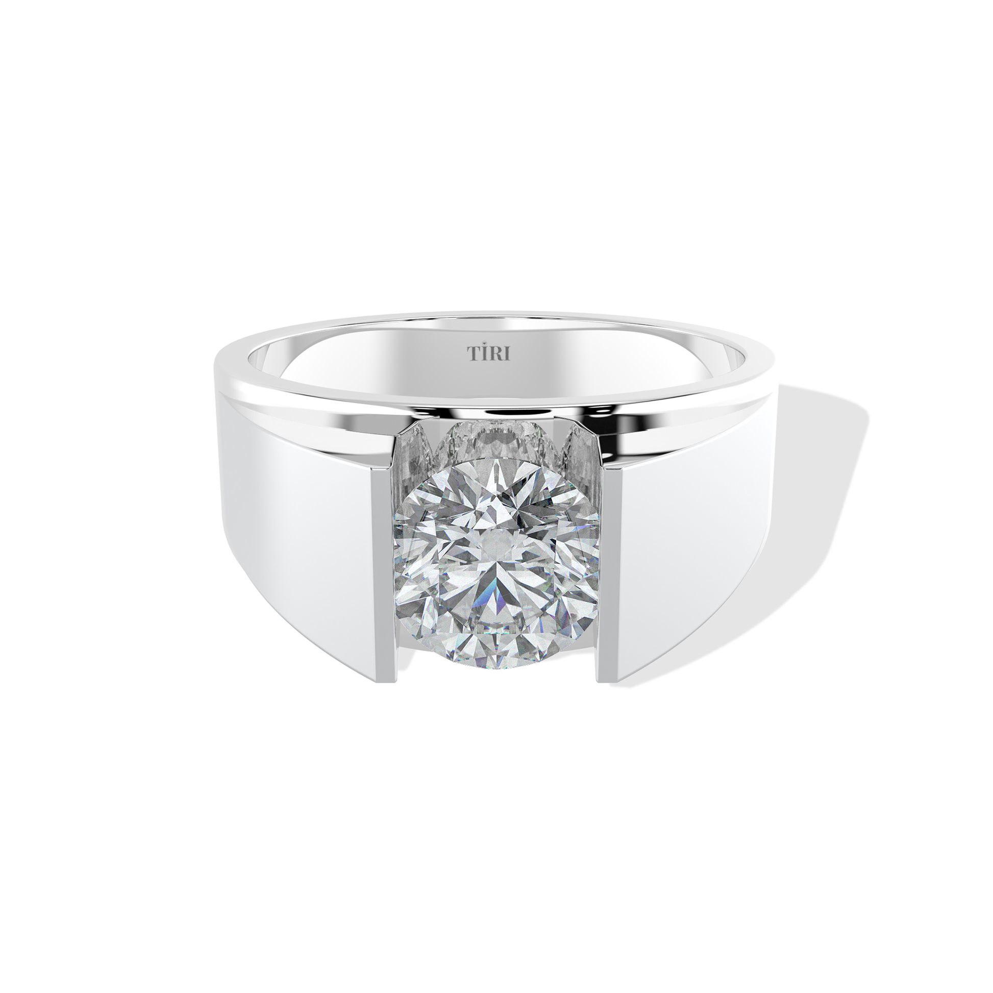 Tiri 2.00 TW diamond ring featuring a sparkling diamond centerpiece set in a sleek band.