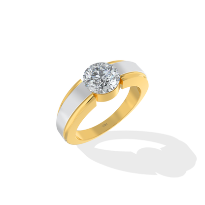 Tiri 3.00 TW diamond ring featuring a sparkling solitaire design with a sleek band and brilliant-cut diamonds.