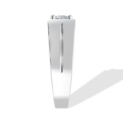 Elegant 2.00 TW diamond ring by Tiri featuring a sleek band and sparkling diamonds on a white background.