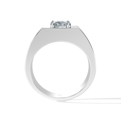 Elegant 2.00 TW diamond ring by Tiri featuring a sleek band and sparkling diamonds on a white background.