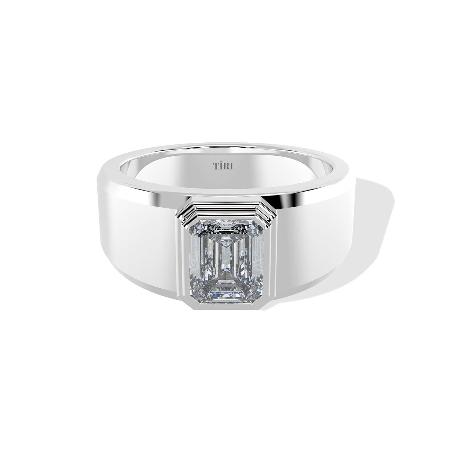 Elegant 1.00 TW diamond ring by Tiri featuring a sparkling diamond set in a sleek band.