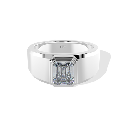 Elegant 1.00 TW diamond ring by Tiri featuring a sparkling diamond set in a sleek band.