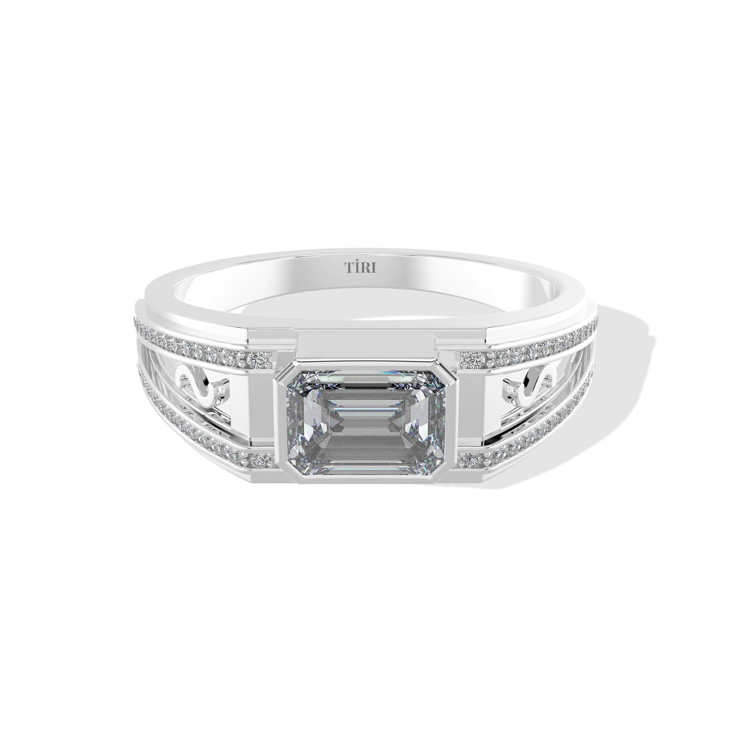 Elegant 2.00 TW diamond ring by Tiri featuring a sparkling design with a sleek band and brilliant cut diamonds.