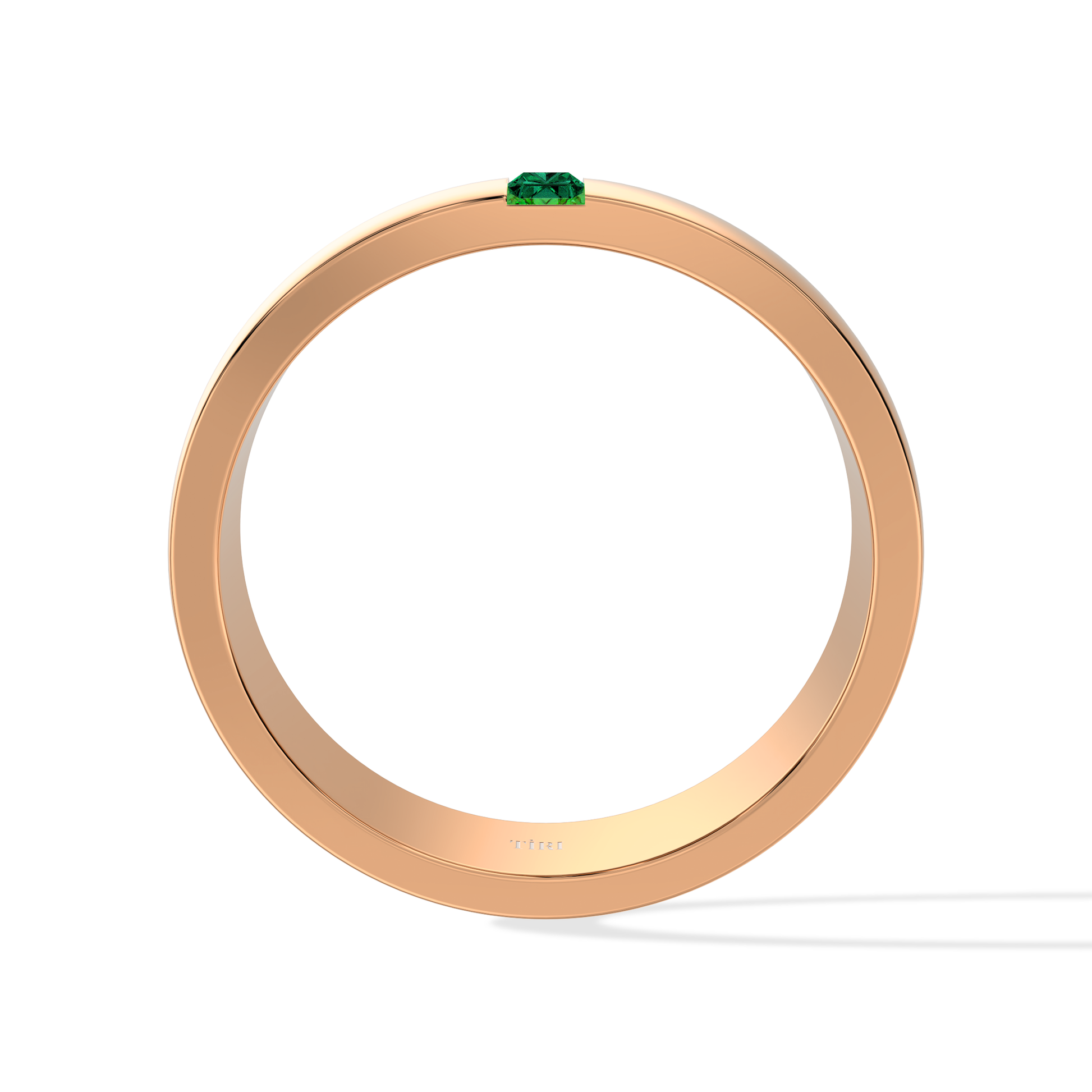 Tiri 2.00 TW diamond ring featuring a sparkling round cut diamond set in a sleek band, showcasing elegant jewelry craftsmanship.