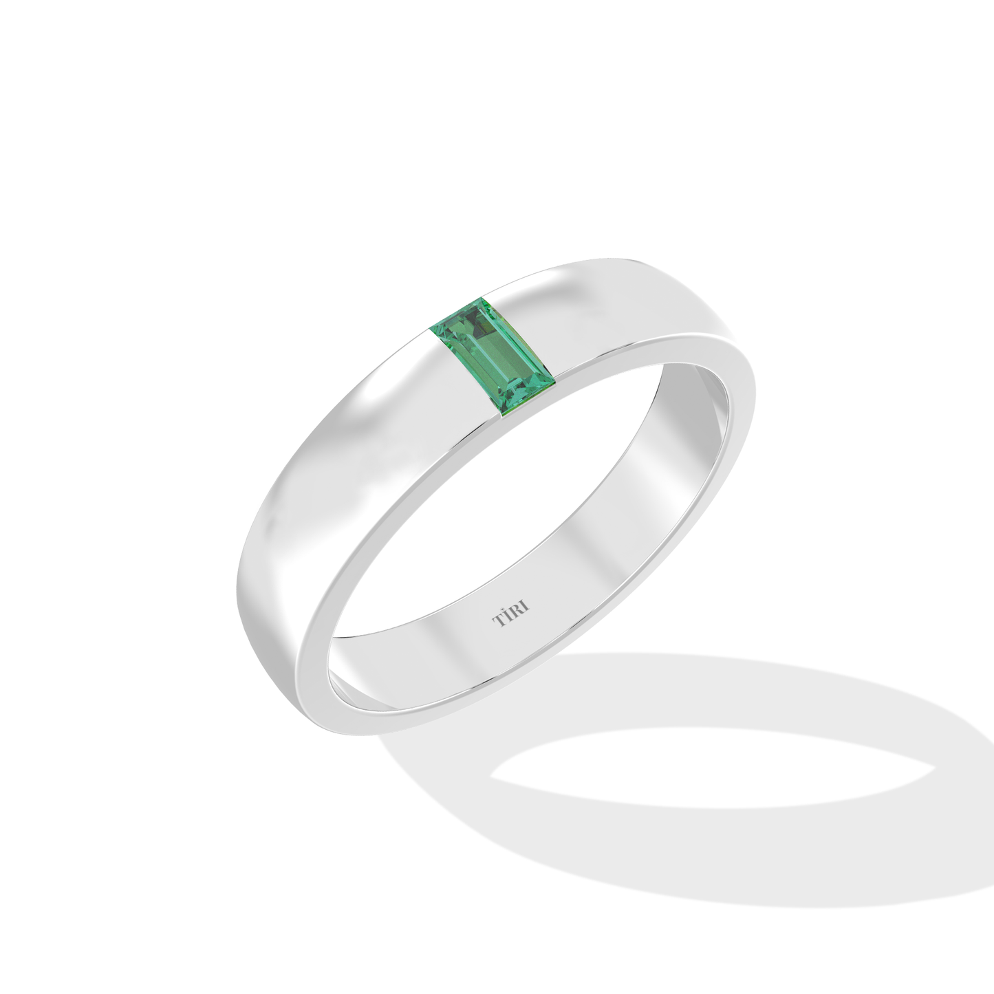 Tiri 2.00 TW diamond ring showcasing a sparkling diamond band with a sleek, elegant design on a white background.