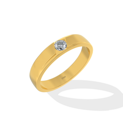 Tiri 0.50 TW Diamond Ring featuring a sparkling diamond set in a sleek band, showcasing elegance and fine craftsmanship.