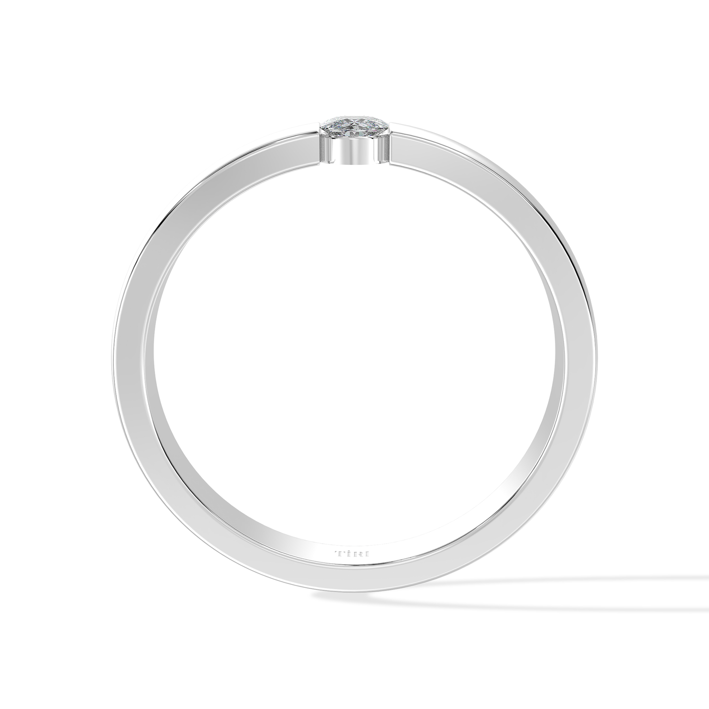 Tiri 0.40 TW diamond ring featuring a sparkling solitaire diamond set in a sleek band.