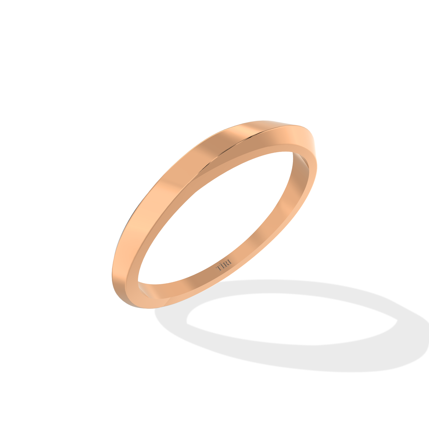 Elegant 14k and 18k gold ring by Tiri with a sleek, polished finish and classic design, perfect for everyday wear.