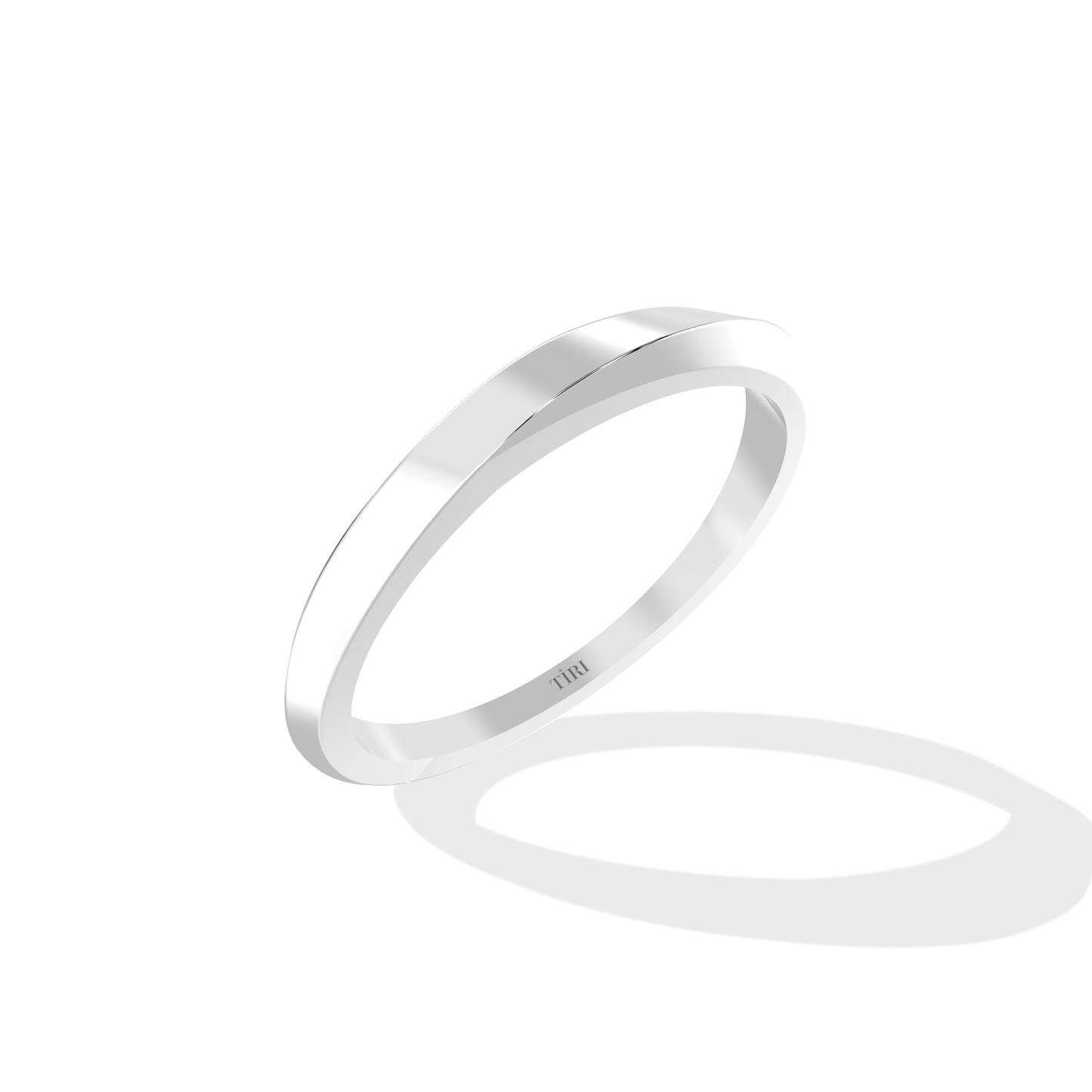 14k and 18k gold ring by Tiri featuring a sleek, polished design with a smooth band and subtle shine.