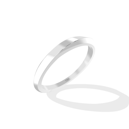 14k and 18k gold ring by Tiri featuring a sleek, polished design with a smooth band and subtle shine.