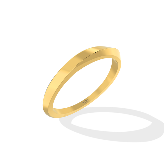 14k and 18k gold ring by Tiri featuring a sleek, polished band with subtle gold accents and fine craftsmanship.