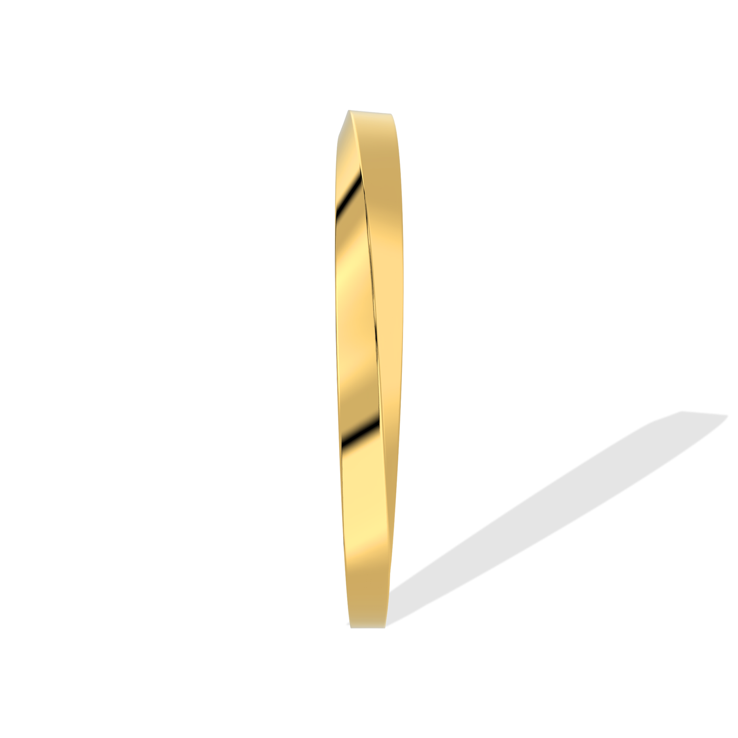 Elegant 14k and 18k gold ring by Tiri featuring a smooth, polished band with a classic design.