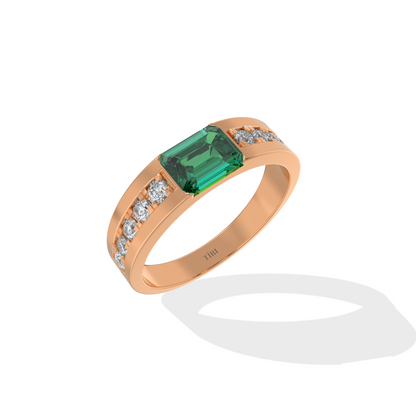 Tiri 1.00 TW diamond ring featuring a sparkling solitaire design with a sleek band and brilliant-cut diamonds.