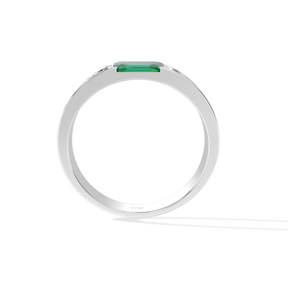 Tiri 1.00 TW diamond ring with a sleek band and sparkling central diamond, showcasing elegant jewelry craftsmanship.