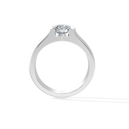Elegant 1.00 TW diamond ring by Tiri featuring a sparkling diamond centerpiece on a polished band.