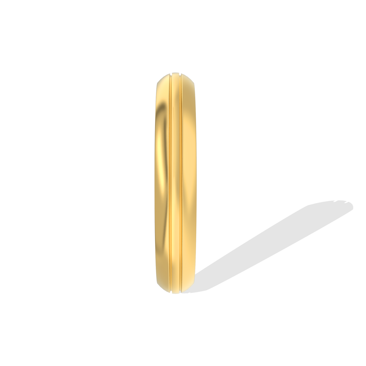 Elegant gold ring by Tiri featuring a smooth polished finish and a classic band design.