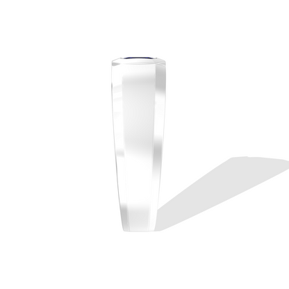 Tiri 4.00 TW sapphire ring featuring a sparkling blue sapphire gemstone set in a sleek band.