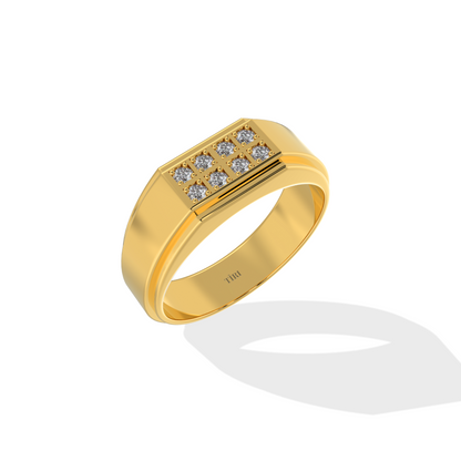 Tiri 1.00 TW diamond ring featuring a sleek band and sparkling diamond centerpiece, showcasing elegant jewelry craftsmanship.