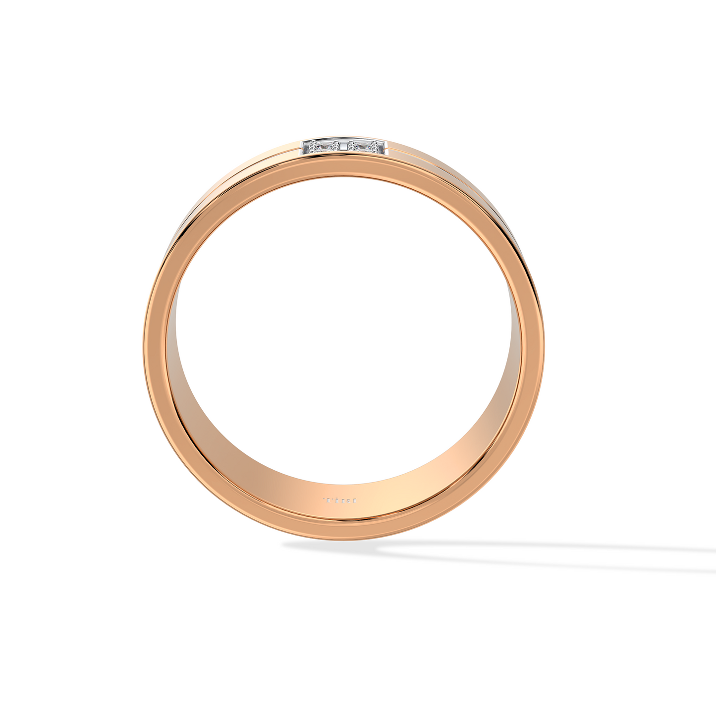 Tiri 1.12 TW diamond ring featuring a sparkling diamond-set band and elegant design, displayed on a neutral background.