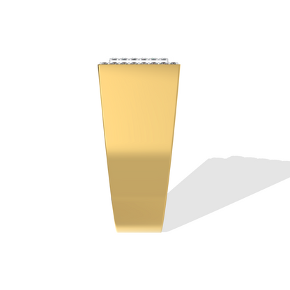 Luxe Gold Signet Men's Ring