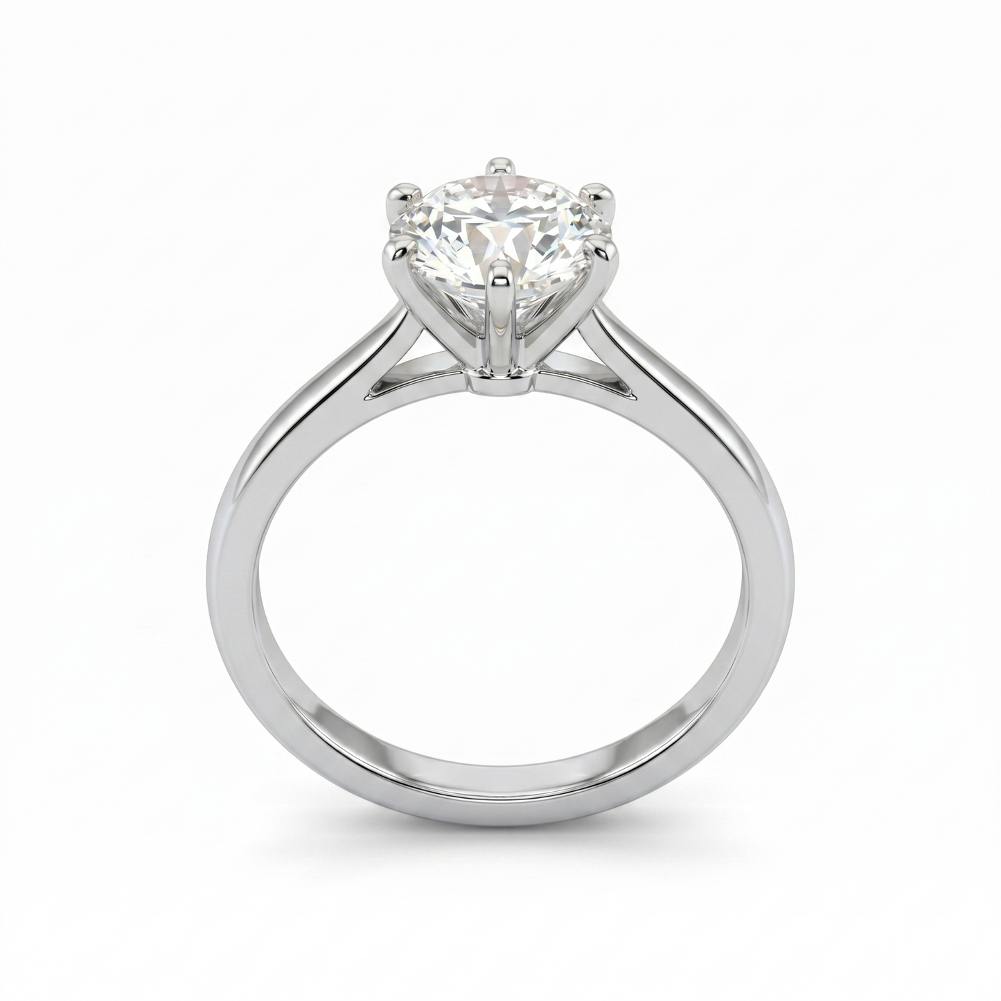 Round Solitaire Diamond Ring