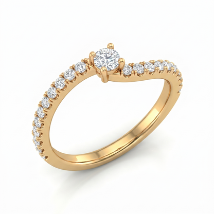 Elegant Tiri Infinite Grace diamond ring featuring a sleek band and sparkling diamonds, perfect for special occasions.