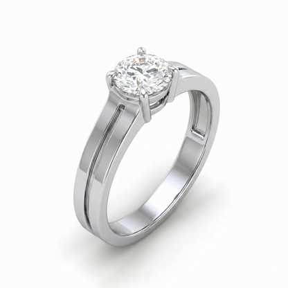 Royal Solitaire Men Diamond Ring