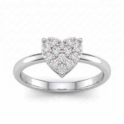 Heart Diamond Ring