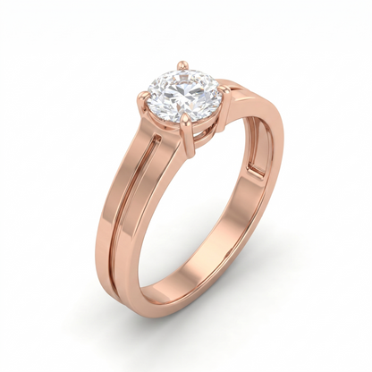 Royal Solitaire Men Diamond Ring