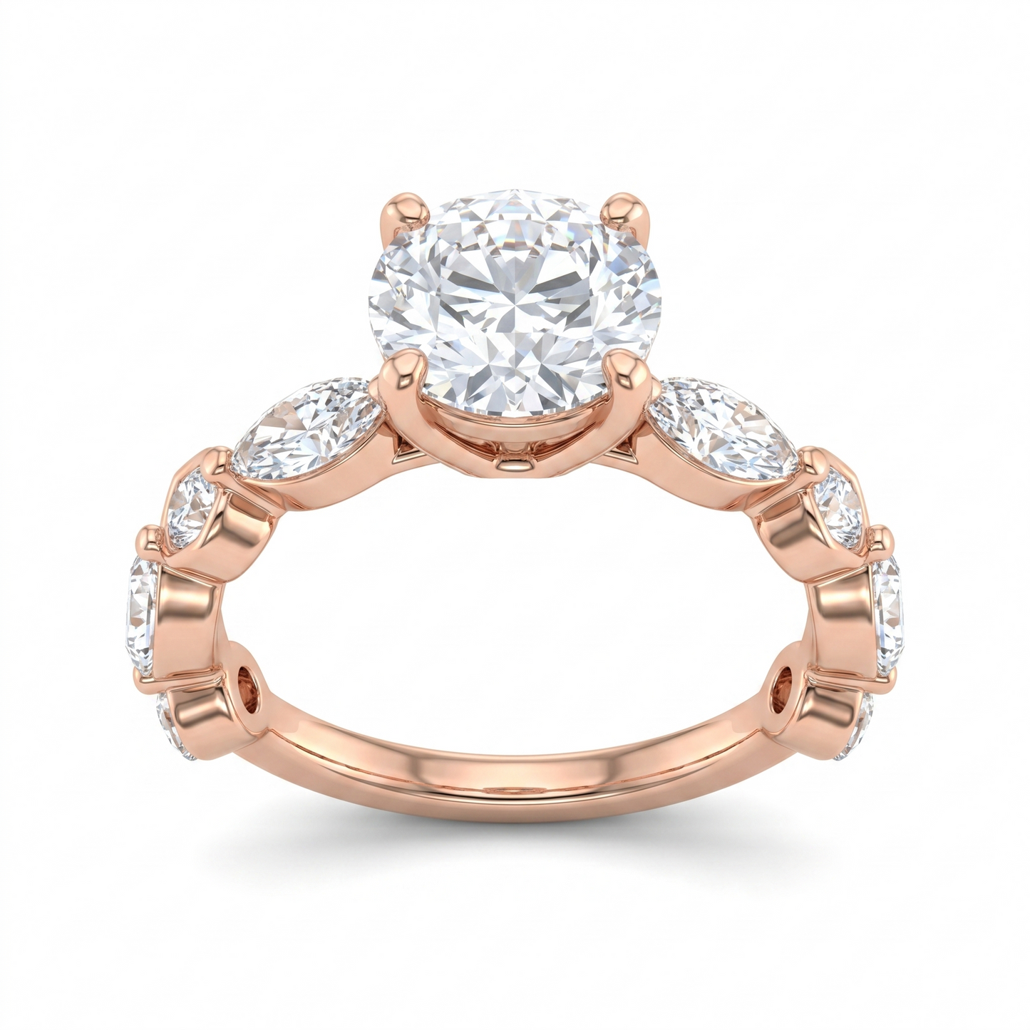 Tiri 2.9 TW Diamond Ring featuring a sparkling diamond band with intricate design, elegant jewelry for special occasions.