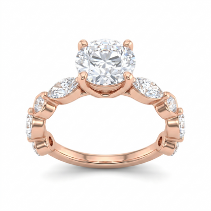 Tiri 2.9 TW Diamond Ring featuring a sparkling diamond band with intricate design, elegant jewelry for special occasions.