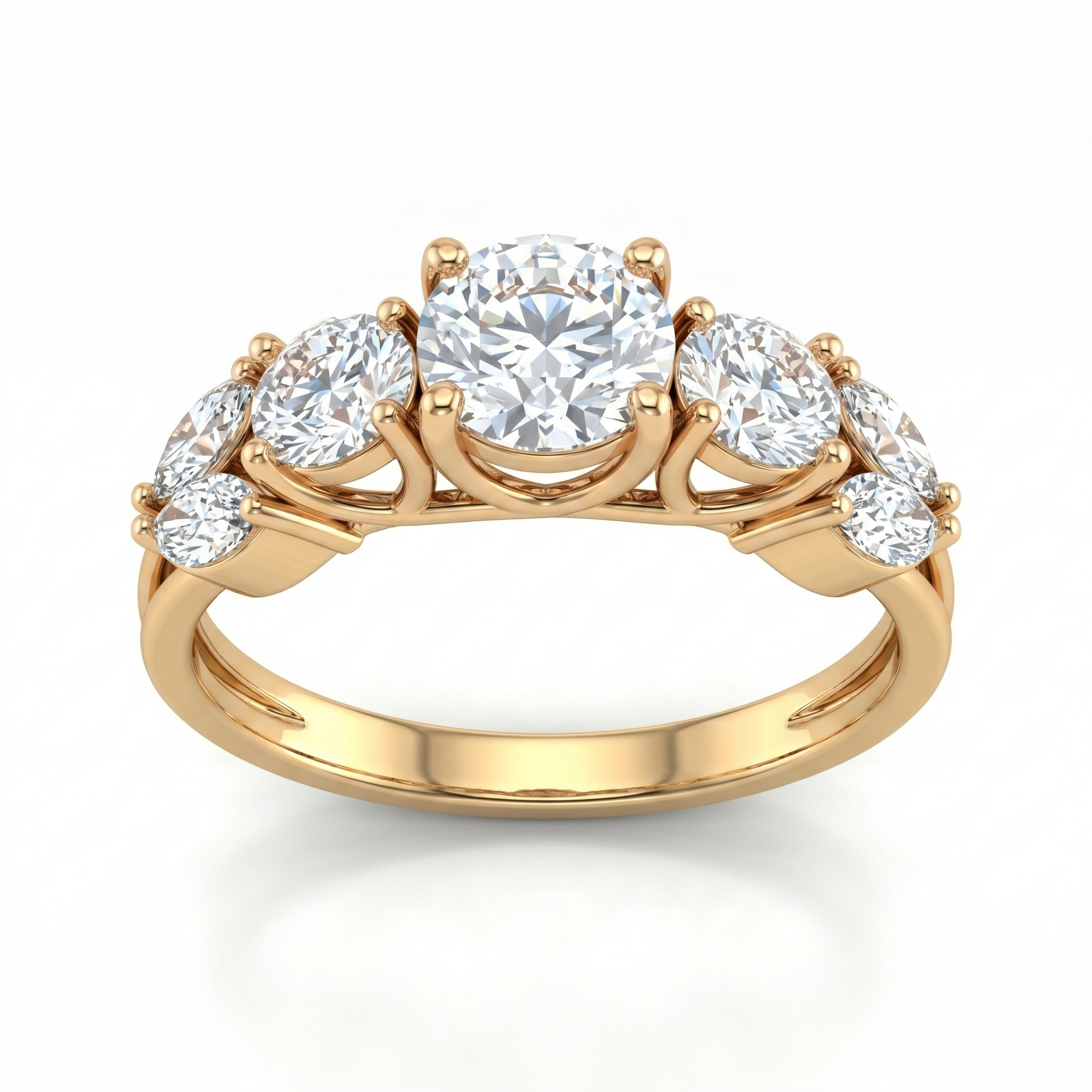 Tiri Valoria diamond ring featuring a sparkling central diamond set in a sleek, elegant band.