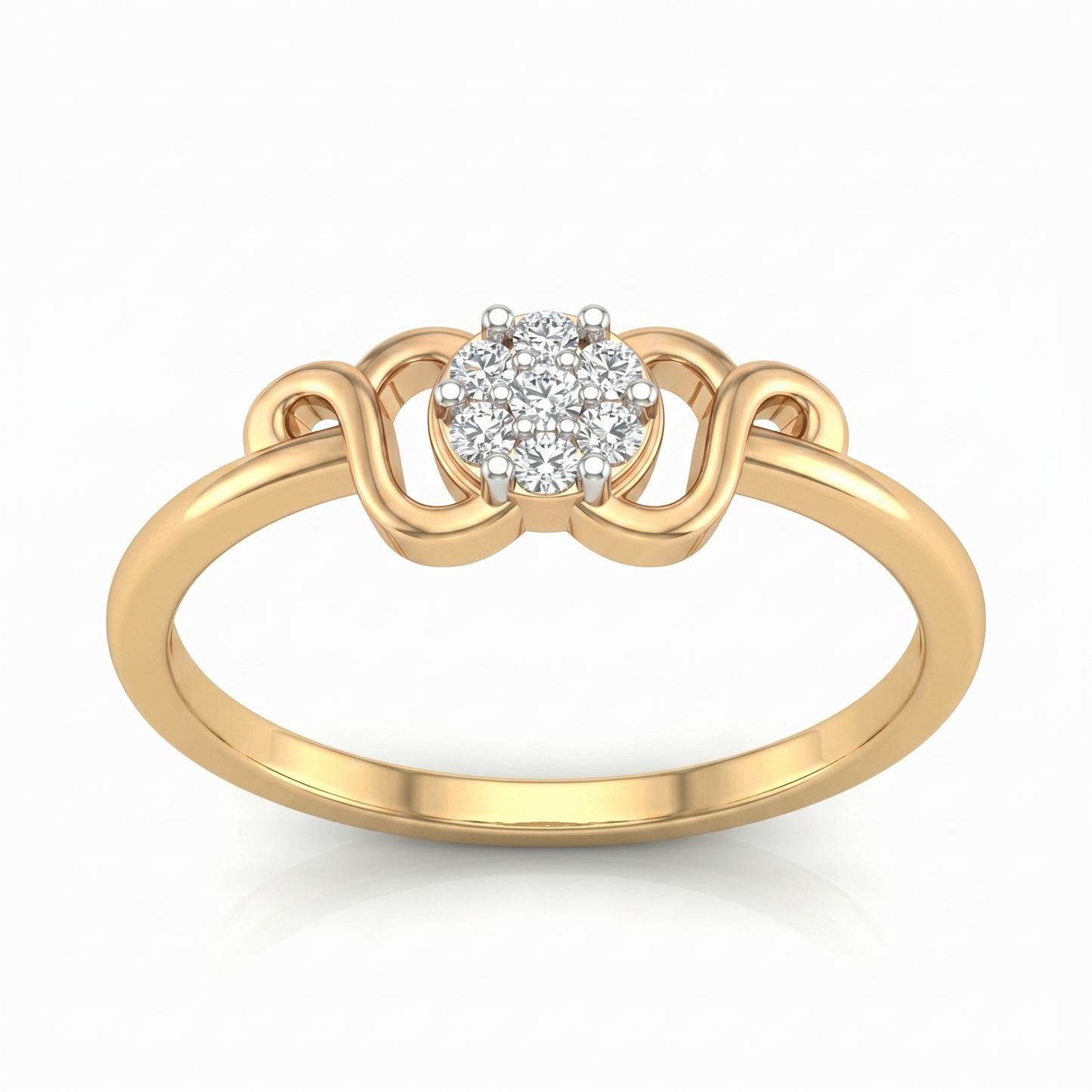 Infinity Spark Diamond Ring