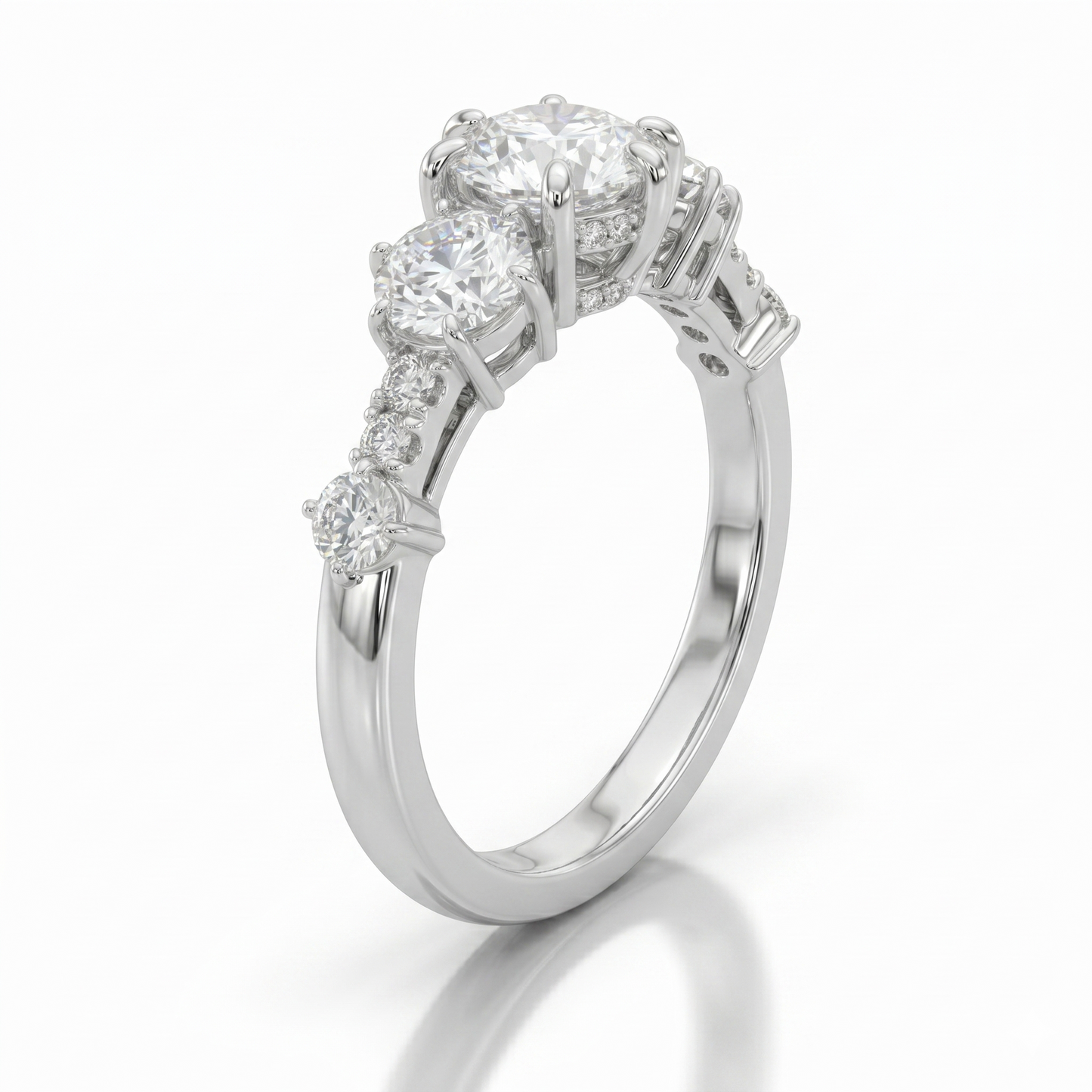 Prism Arc Diamond Ring