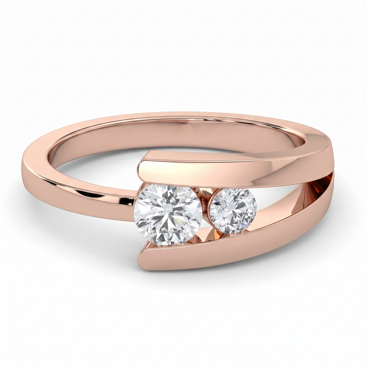 Orbital Duo Diamond Ring