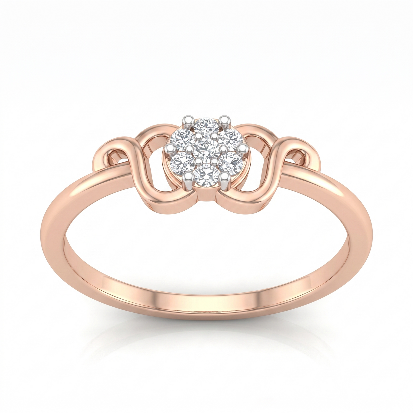 Infinity Spark Diamond Ring