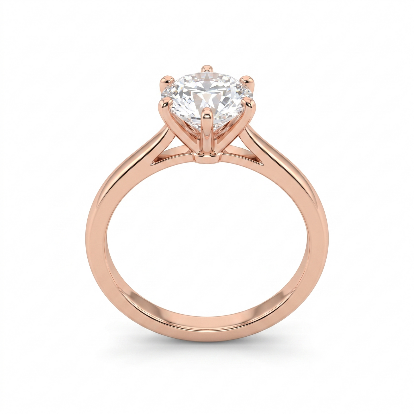 Round Solitaire Diamond Ring