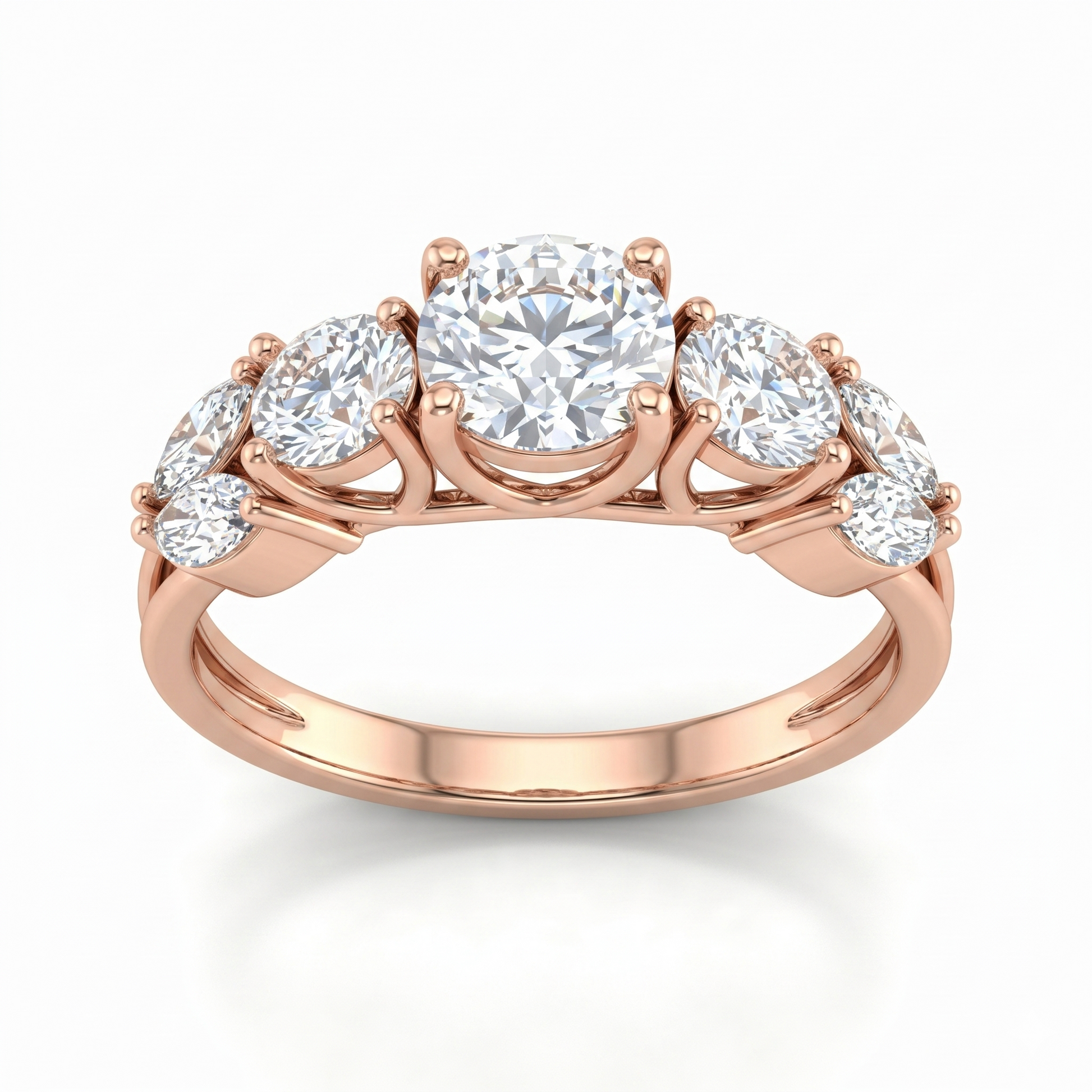 Tiri Valoria diamond ring featuring a sparkling design with a central diamond and intricate band details.