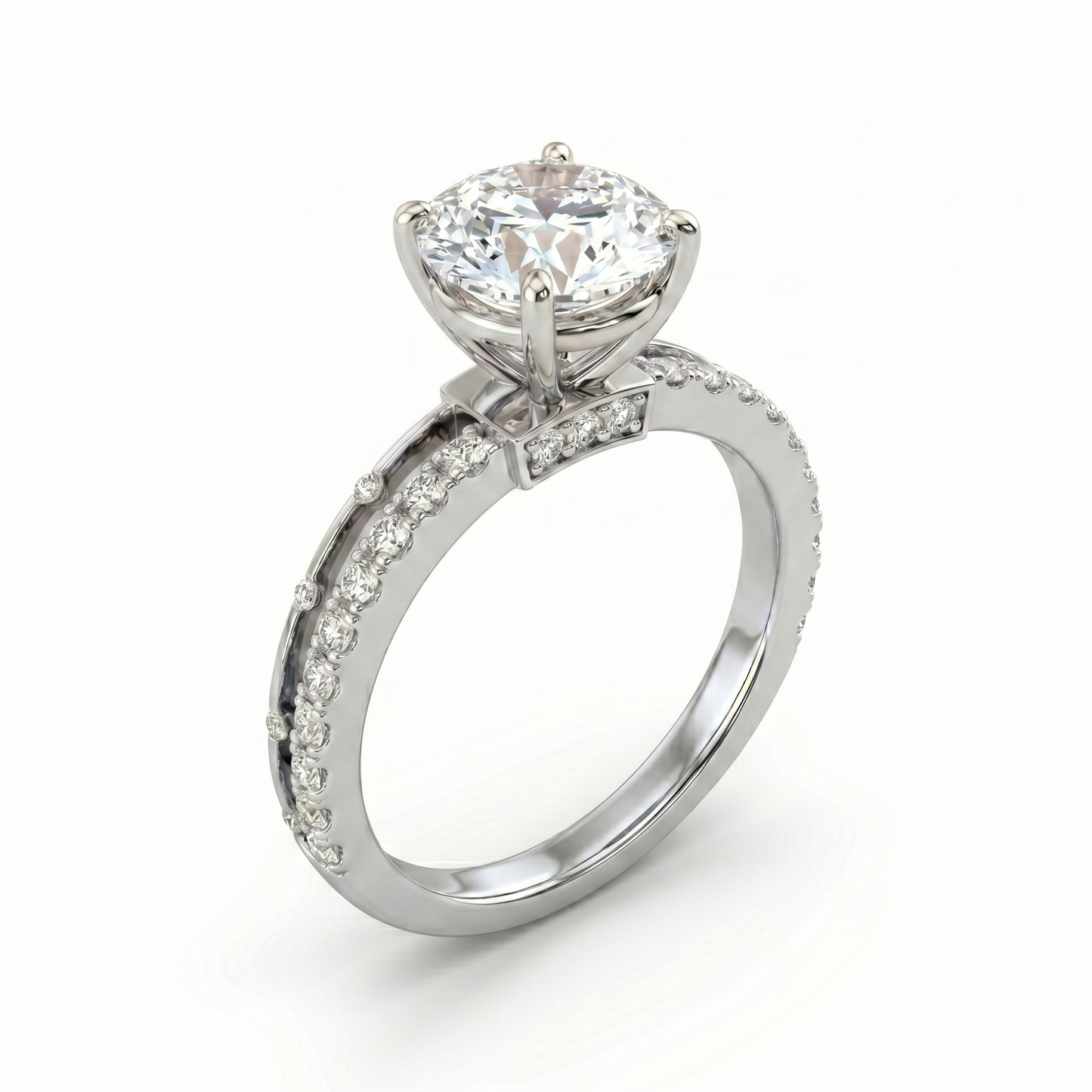 Elegant 2.00 TW diamond ring by Tiri featuring a sparkling gemstone set in a sleek band.