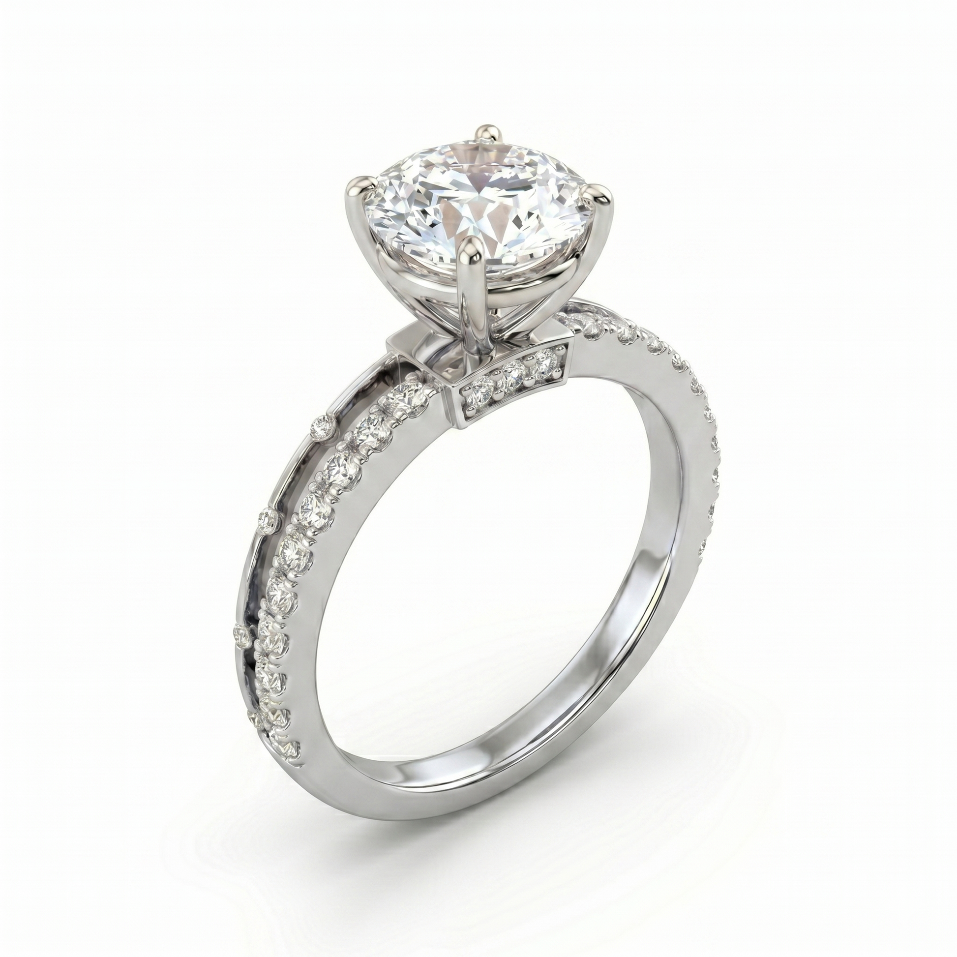 Elegant 2.00 TW diamond ring by Tiri featuring a sparkling gemstone set in a sleek band.