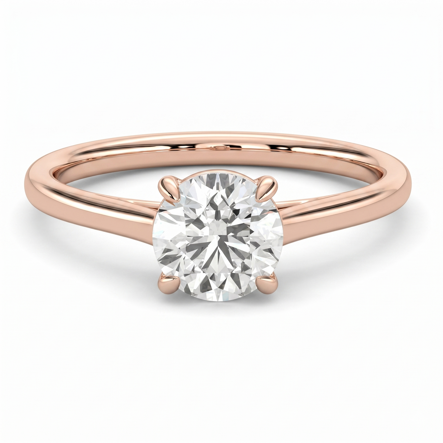 Round Cut Diamond Ring