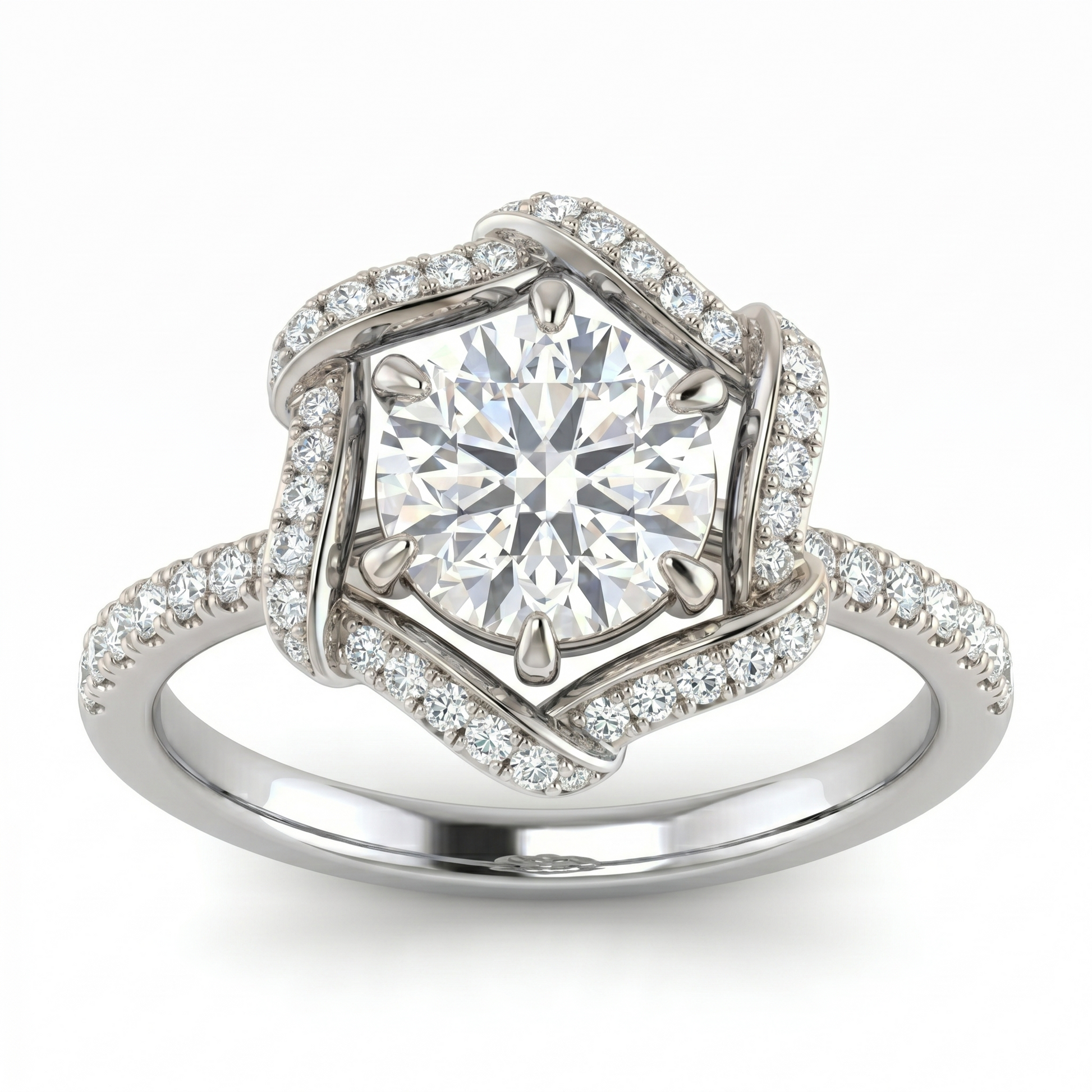 Tiri 1.5 TW diamond ring featuring a sparkling gemstone set in a sleek band, showcasing elegant jewelry design.