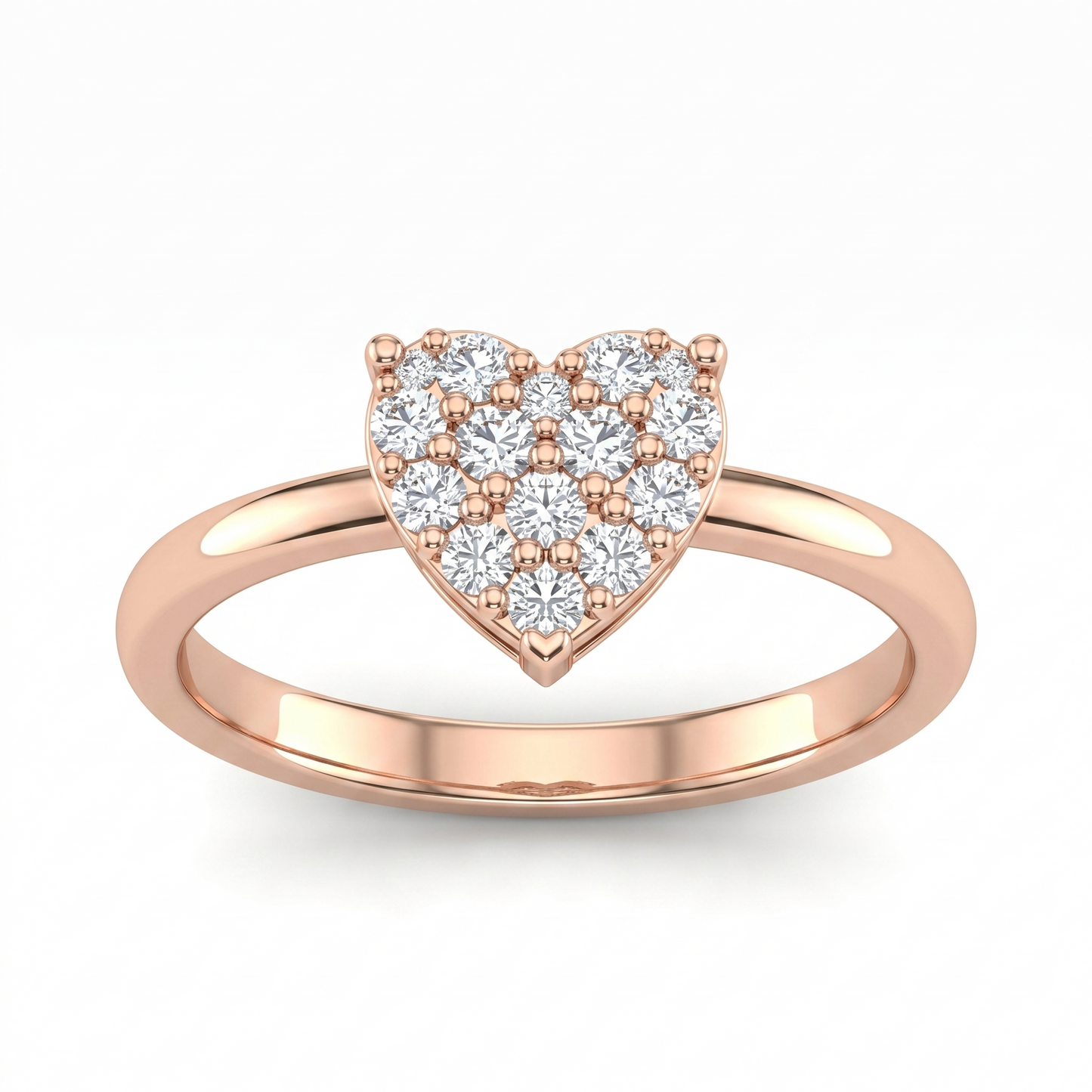 Heart Diamond Ring